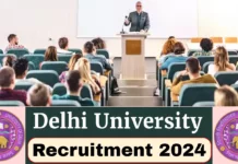 DU Teacher Recruitment Changes 2024