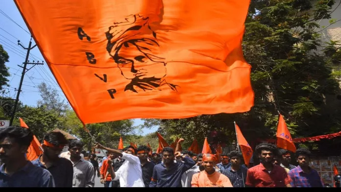 ABVP Protests for DU Student Welfare