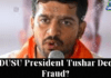 DUSU President Tushar Dedha